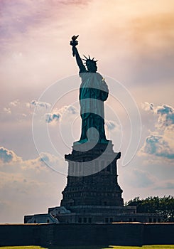 The Statue of Liberty in New York City, USA