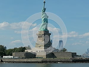 Statue of Liberty at New York Harbour, USA