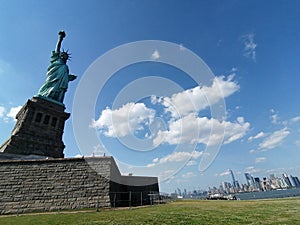 Statue of Liberty at New York Harbour, USA