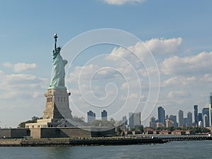 Statue of Liberty at New York Harbour, USA