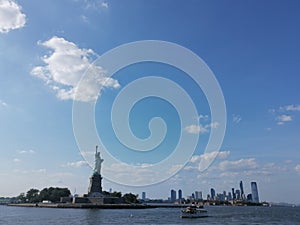 Statue of Liberty at New York Harbour, USA