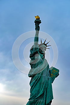 Statue of Liberty in Odaiba area, Tokyo, Japan