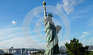 Statue of Liberty, Odaiba Tokyo - Japan.