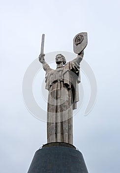 Statue of liberty in the Park of Glory in Kiev