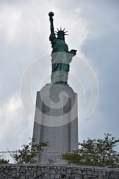 Statue of Liberty replica at Liberty Park in Vestavia Hills in Alabama