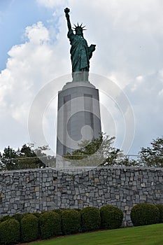 Statue of Liberty replica at Liberty Park in Vestavia Hills in Alabama