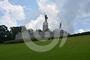 Statue of Liberty replica at Liberty Park in Vestavia Hills in Alabama