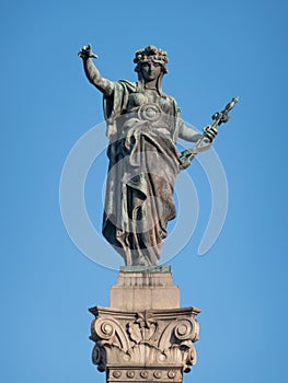 Statue of Liberty in Ruse city, Bulgaria