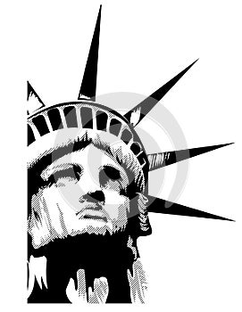 Statue of Liberty. Vector image