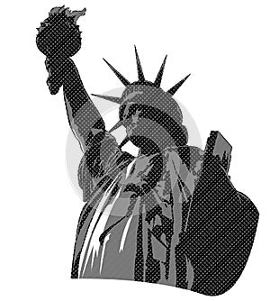 Statue of Liberty. Vector image