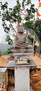 The Statue of Lord Buddha - Kooragala Ancient Bhuddhist Temple