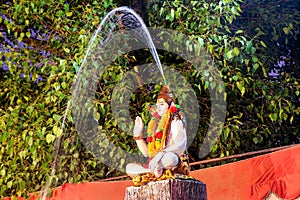 Statue of Lord Shankar coming out of the Ganges from the hairs