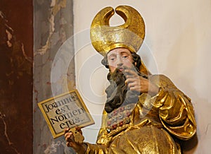 Statue in Loreta Church, Prague