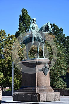 Statue of Louis IV in Darmstadt, Germany