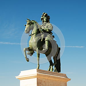 Statue Of Louis XIV At Versailles, France photo