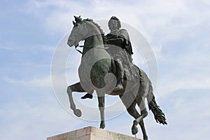 Statue of Louis XIV on horseback photo