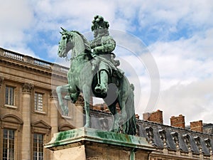 Statue of Louis XIV, king of France photo