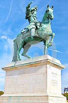 Statue of Louis XIV, King -Sun of France