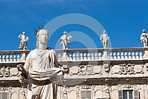 Statue of Madonna Verona - Italy