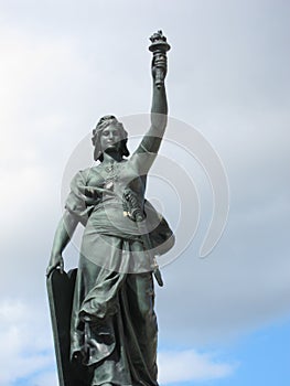 Statue of Marianne in Jonzac