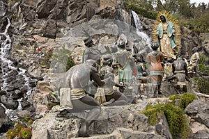 Statue Mary Appearing Juan Diego Guadalupe Shrine