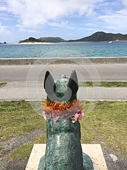 Statue of Marylin on zamami island, Okinawa, Japan