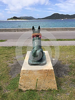 Statue of Marylin on zamami island, Okinawa, Japan