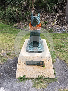 Statue of Marylin on Zamami island,Okinawa, Japan