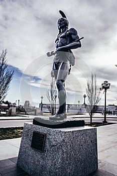 Statue of Massassoit, Utah State Capital, Downtown Salt Lake Cit