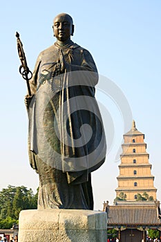 Statue of Master Xuan Zang photo