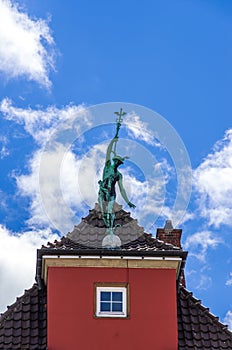 Statue Of Mercury, Albstadt, Baden-WÃ¼rttemberg, Germany