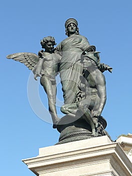 Statue of Mercury, of Munificence and of the God of Commerce