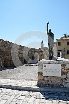 Statue of Miguel de Cervantes photo