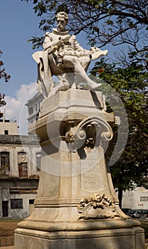Statue of Miguel de Cervantes Saavandra photo
