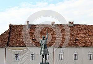 The statue of Mihai Viteazu. photo