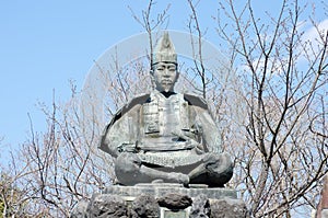 Statue of Minamoto no Yoritomo - founder and the first shogun of the Kamakura shogunate