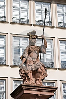 Statue of Minerva in Frankfurt photo