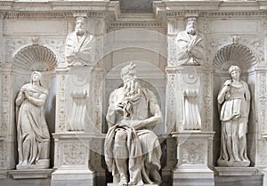 Estatua de Moisés, en Roma 