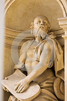 Statue of Moses at Prague Loreta