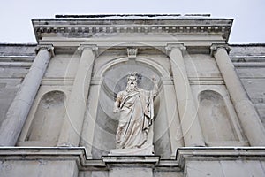 Statue of moses, sacro monte, varese