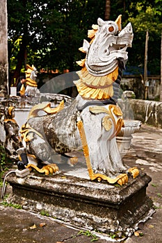 Statue Myanmar style singha