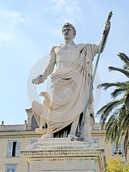 Statue of Napoleon Bonaparte as Roman emperor