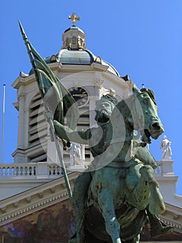 Statue of national hero in Brussels