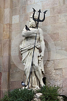 Statue of Neptune in Barcelona