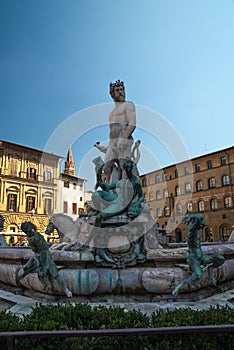 Statue of Neptune Florence Italy