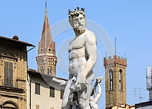 Statue of Neptune, Piazza della Signoria, Florence (Italy)