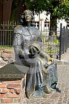 Statue of Nicolaus Copernicus in Olsztyn