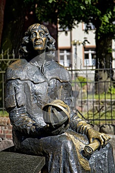 Statue of Nicolaus Copernicus in Olsztyn