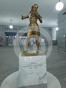 Statue of Nicolo` Paganini