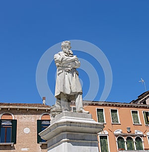 Statue of Nicolo Tommaseo in Venice